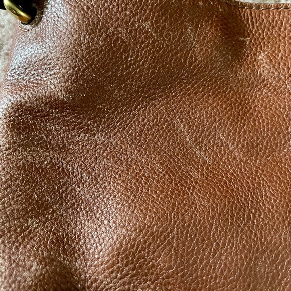 Fossil brown leather crossbody - Picture 4 of 5